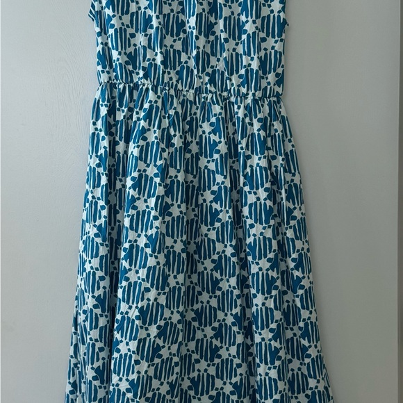 Compania Fantistica Blue Sundress L Cut Out Back Perfect Condition - Picture 6 of 7